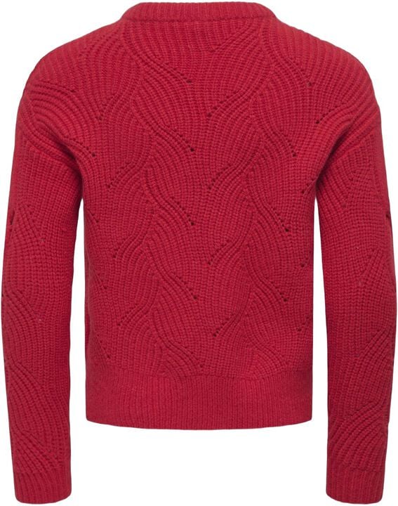 KOGKATIA LS STRUCTURE O-NECK CP KNT