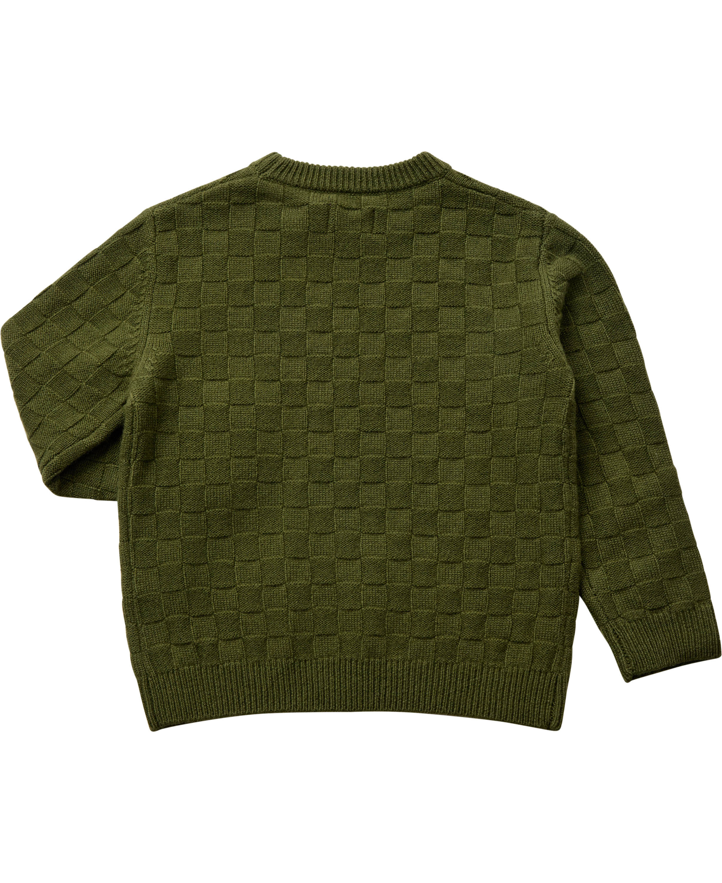 Strikka 8 RWS wool & GCS cashmere pullover (texture)