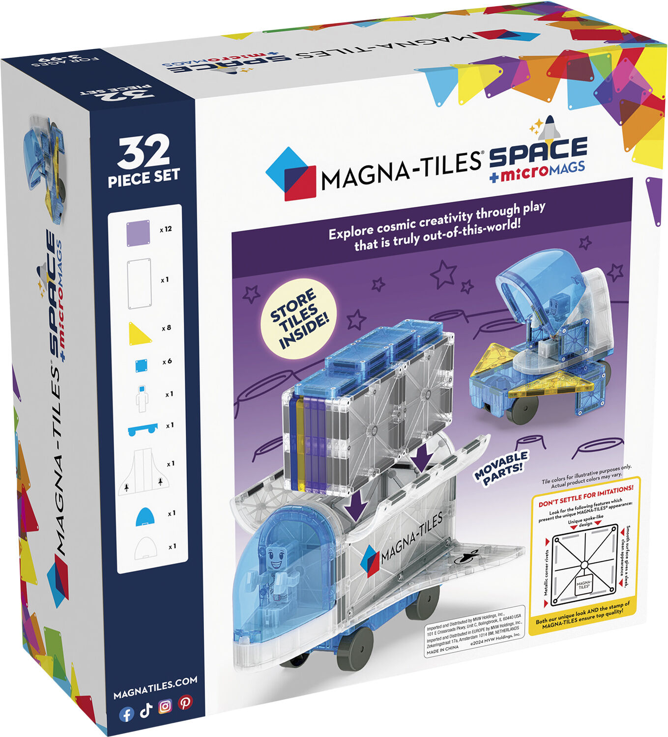 MAGNA-TILES Space 32 pcs