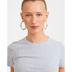 TOVIN hoop earrings silver-plated