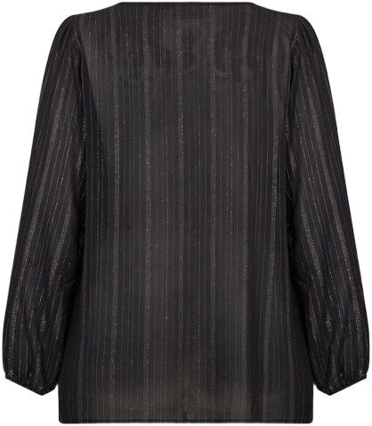 Curvy WA-SELA 1 Bluse Sort