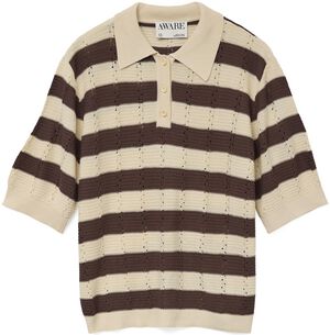VMRANDI SS O-NECK POLO KNIT TOP VMA