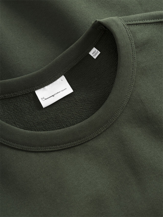 ERIK basic badge sweat - GOTS/Vegan