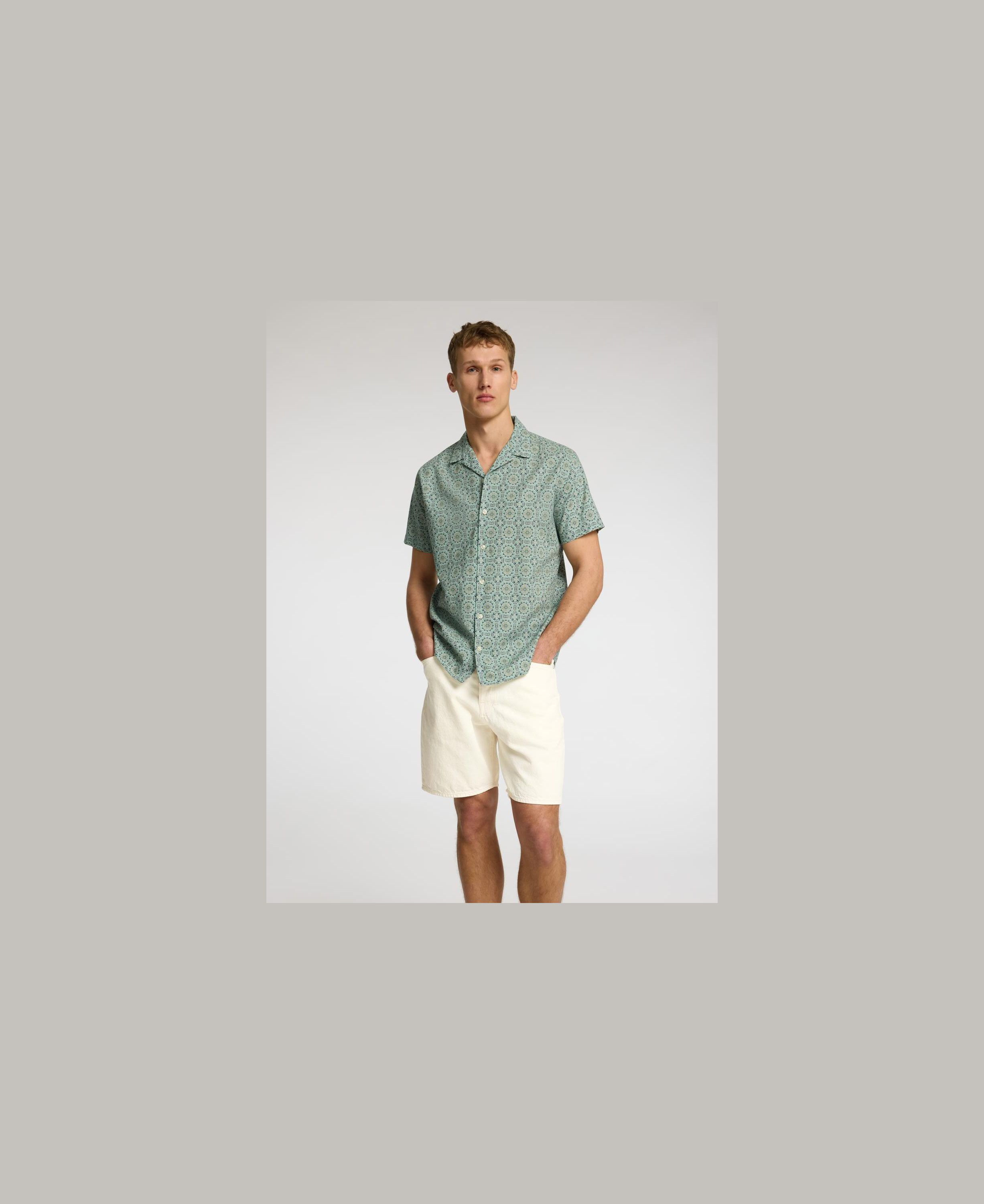 SLHREG ALEX MID BLUE DENIM SHORTS