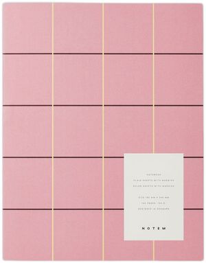 UMA notebook, flat lay binding