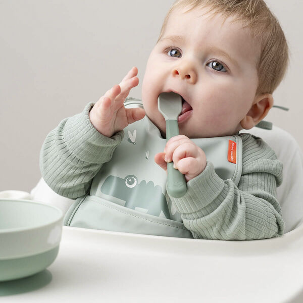 Foodie easy-grip babyske 3-pak Sand