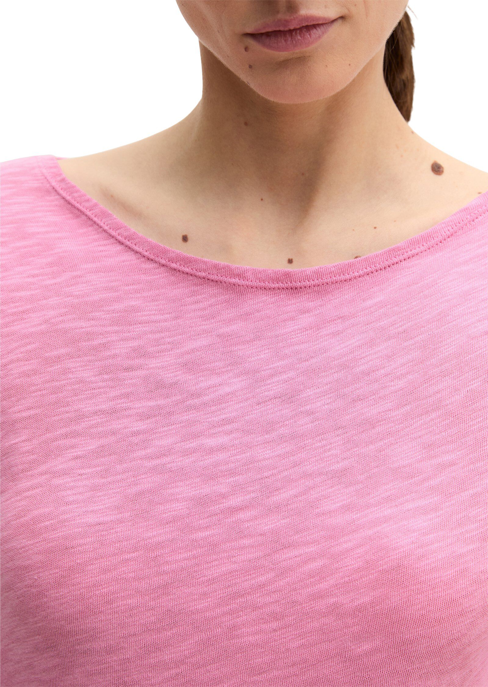 T-shirt, long sleeve, boat neck