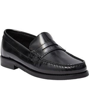 Miles Penny Loafer - Black Polido