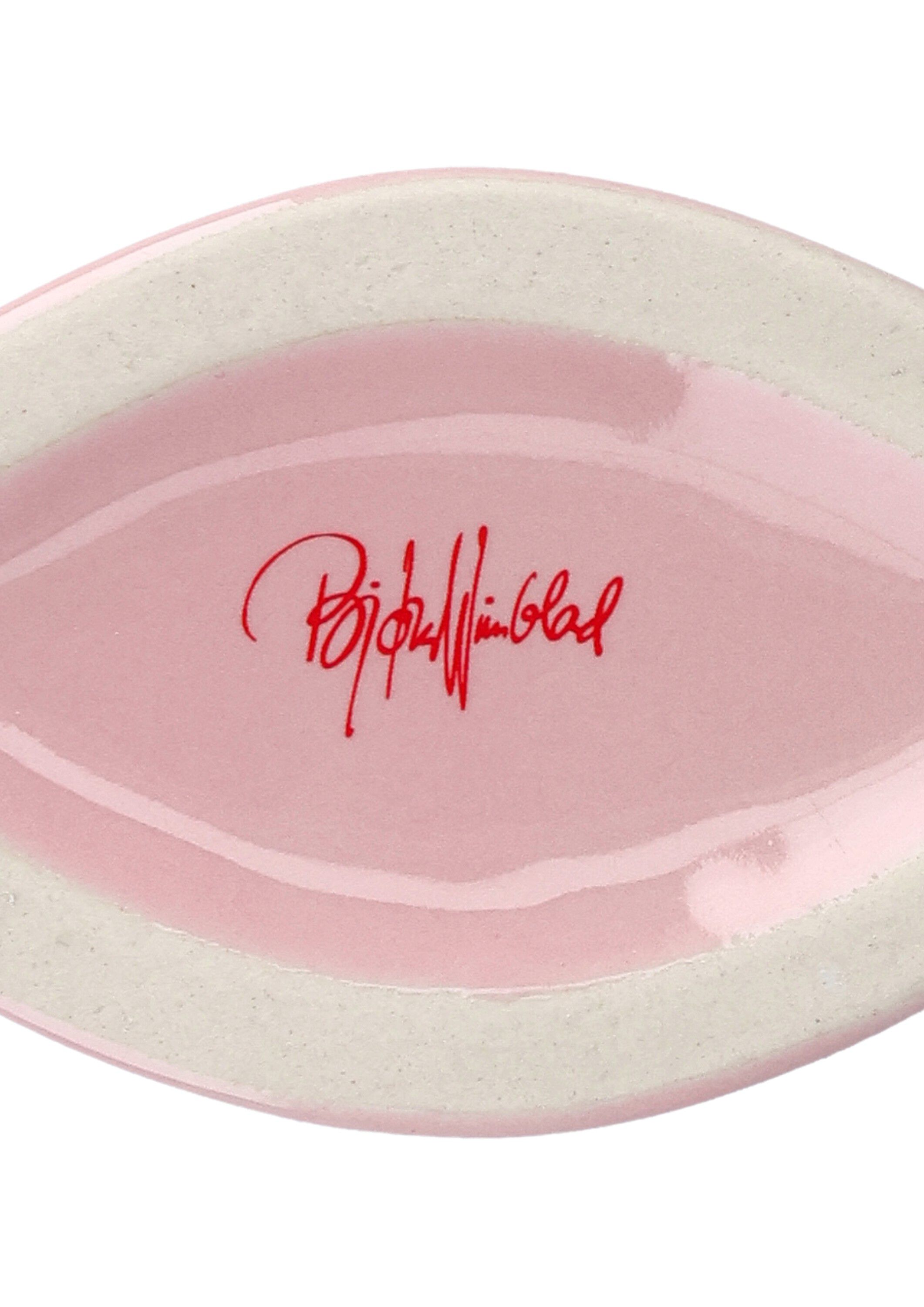 Nina Vase H16. 5 cm pink/r&oslash;d