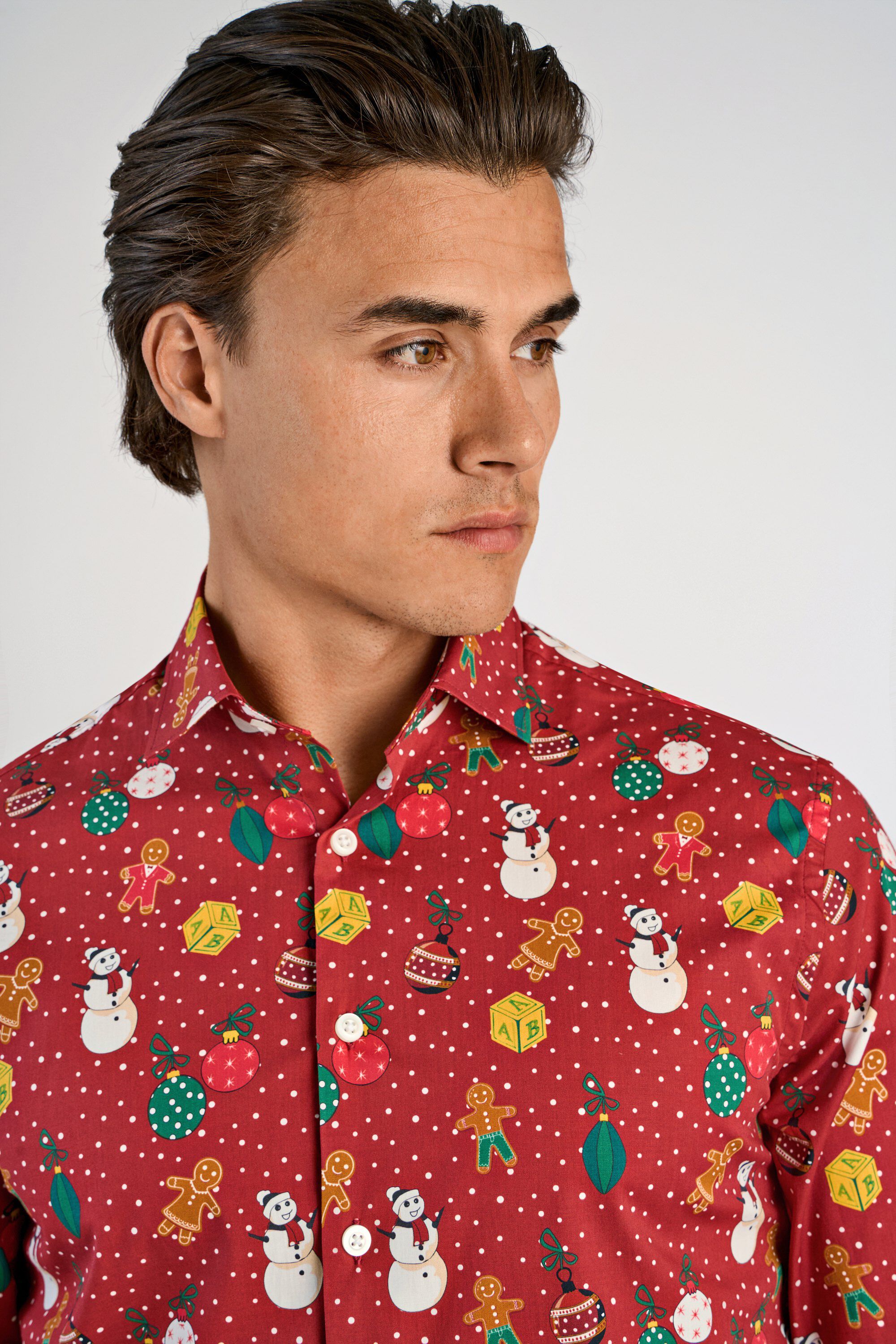 AOP Christmas shirt L/S