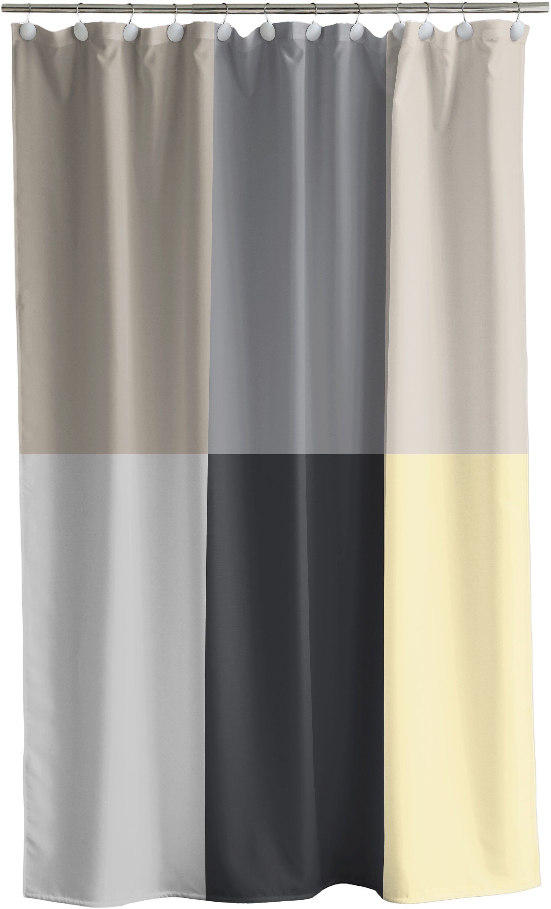 Duschdraperi 180x200 Fusion Yellow