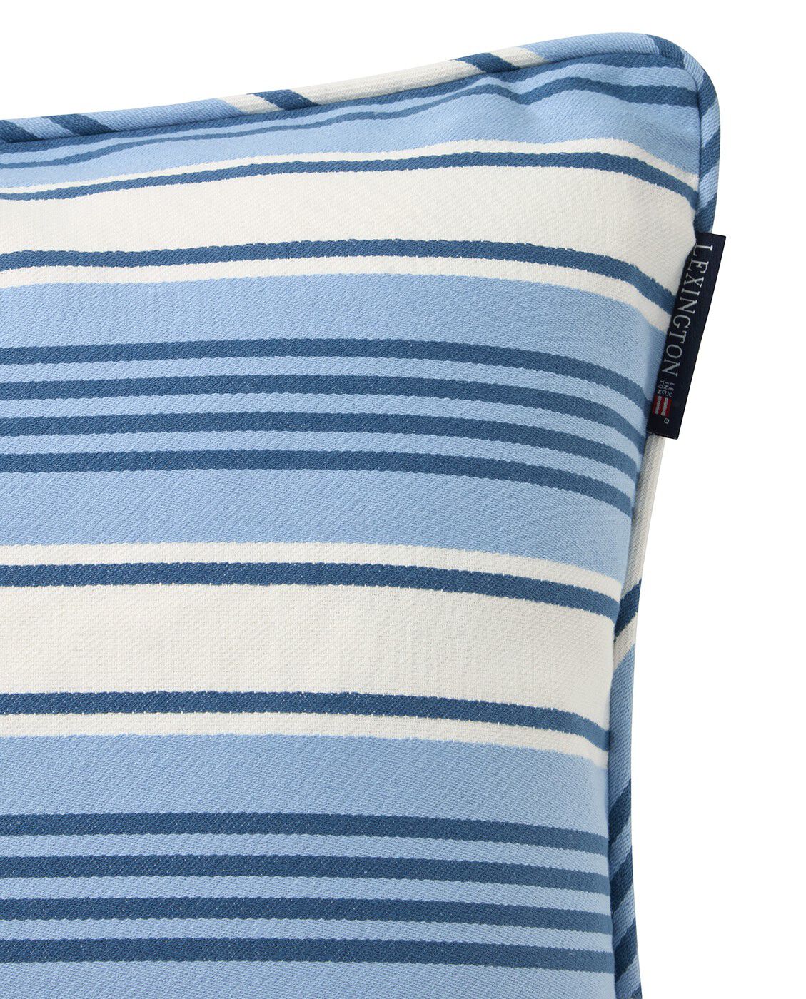 Striped Organic Cotton Twill Pillow Cover