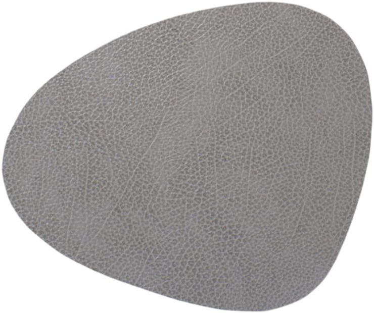 TABLE MAT CURVE L (37X44CM) HIPPO anthracite-grey