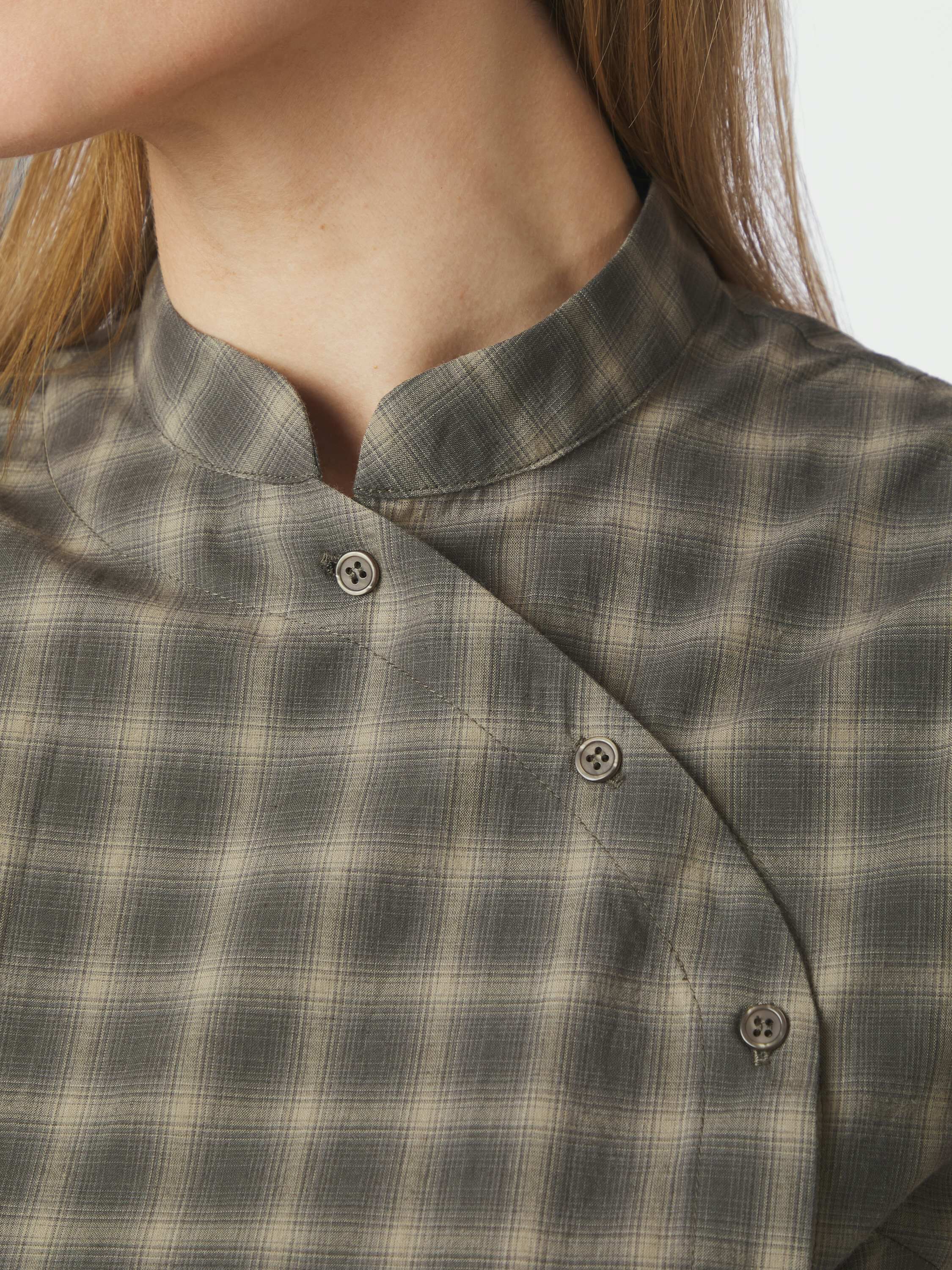 Pascale Checked Blouse