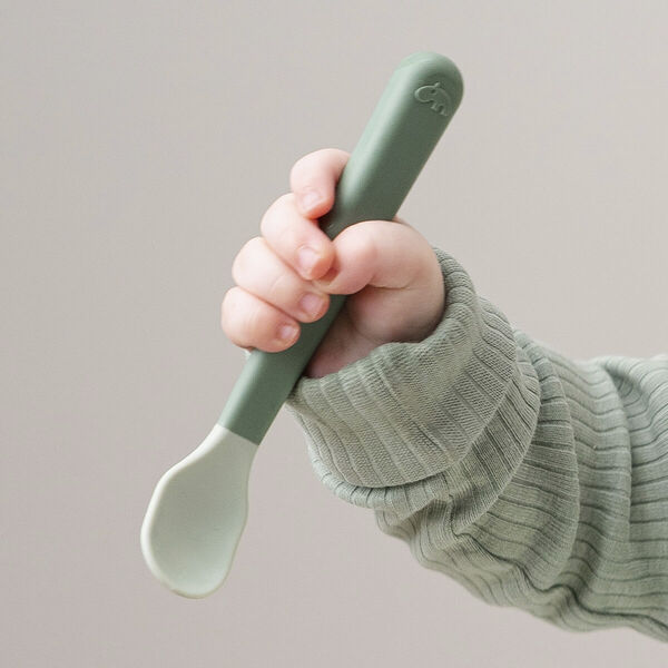 Foodie easy-grip babyske 3-pak Sand