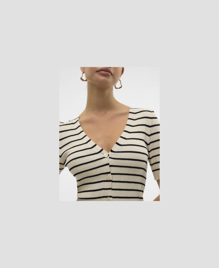 VMREBECCA 2/4 V-NECK SHORT CARDIGAN
