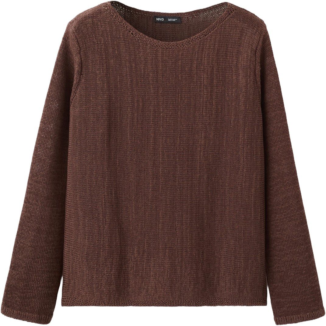 Long-sleeve knitted sweater