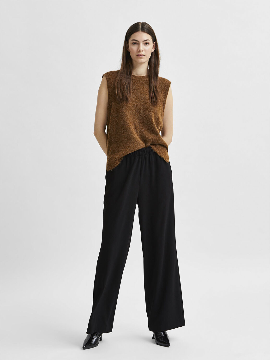Slftinni-Relaxed Mw Wide Pant N Noos