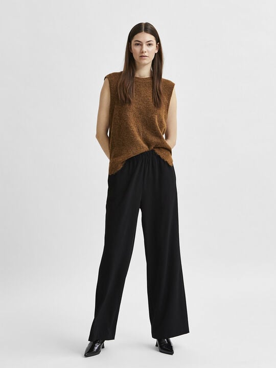 Slftinni-Relaxed Mw Wide Pant N Noos