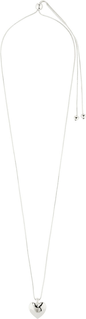 SOPHIA recycled heart necklace silver-plated