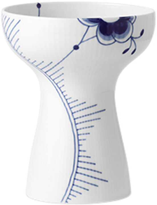 Blå Mega Riflet 19 cm Vase