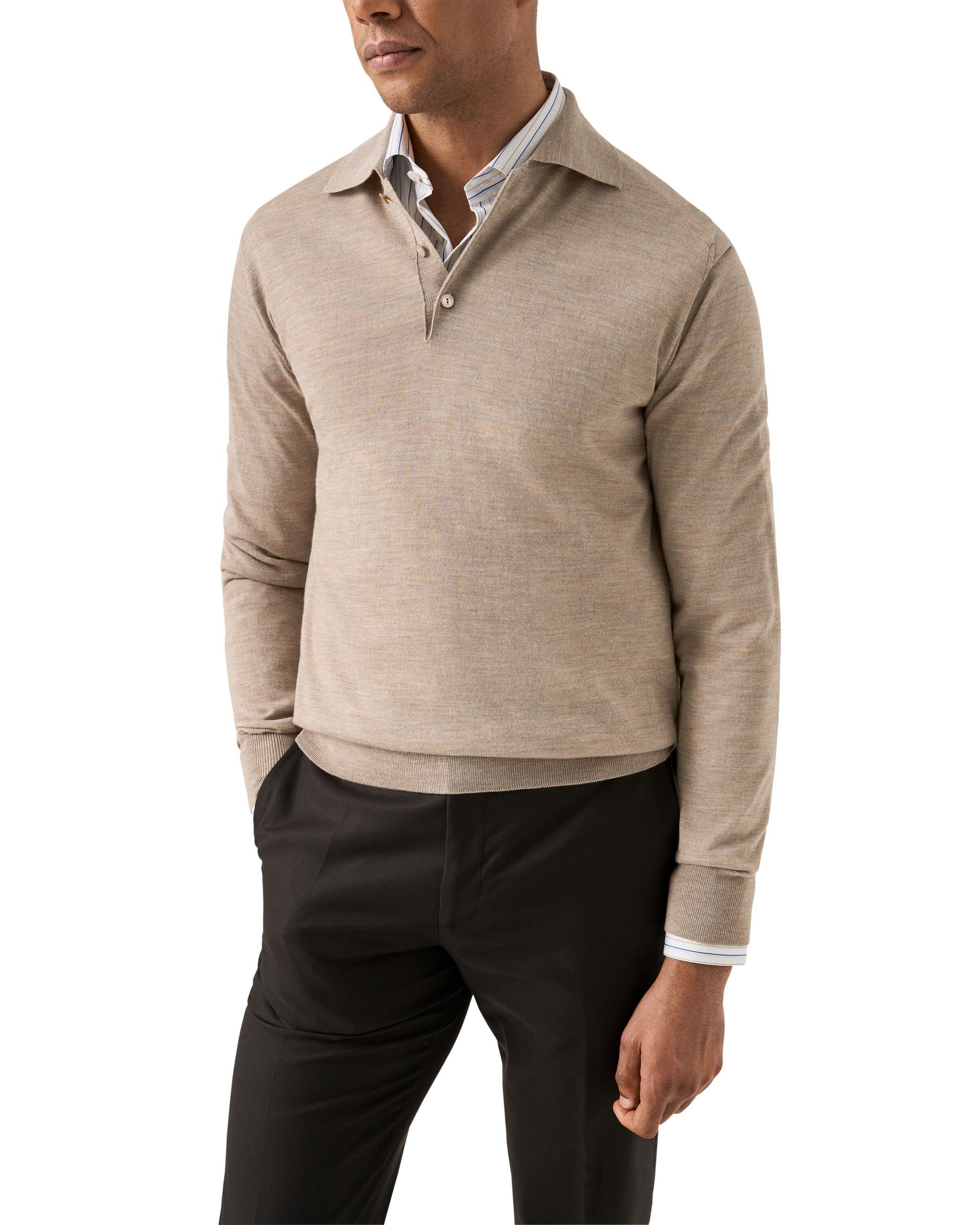 Fine Knit Merino Polo Shirt