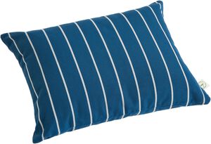 Outdoor Market Cushion - 45 x 35 - Blue with beige stripe