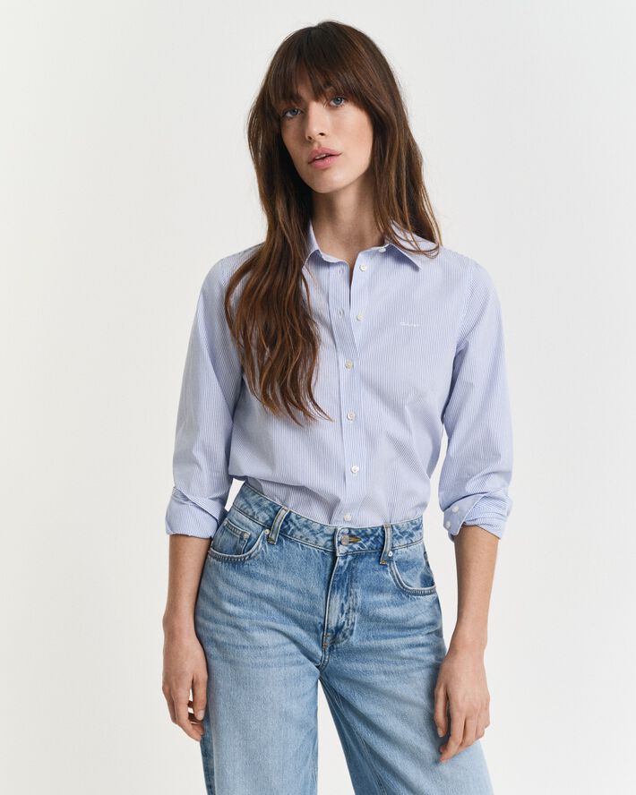 REG CLASSIC POPLIN STRIPED SHIRT