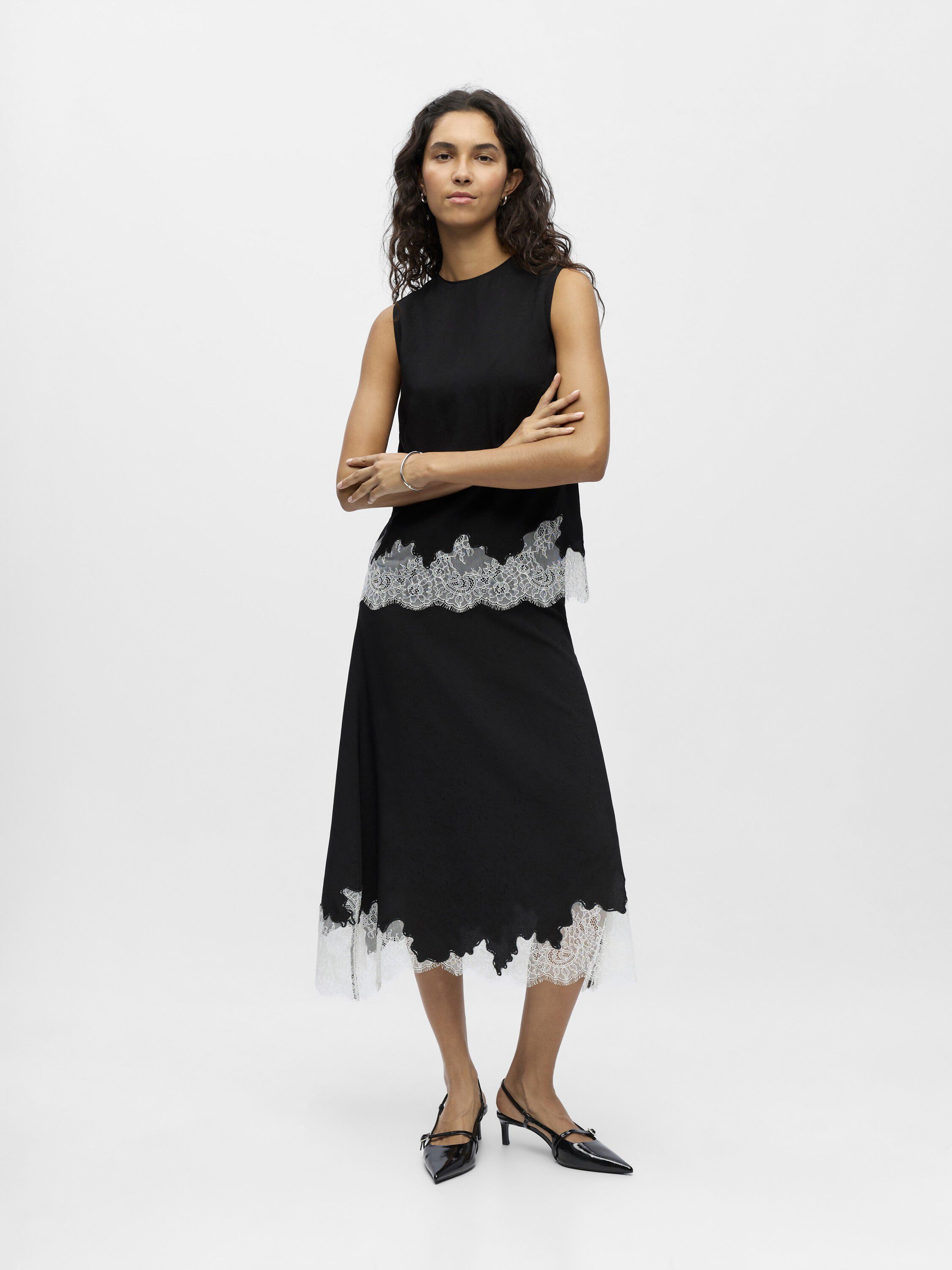 OBJDALME SL LACE TOP E AW FAIR 25