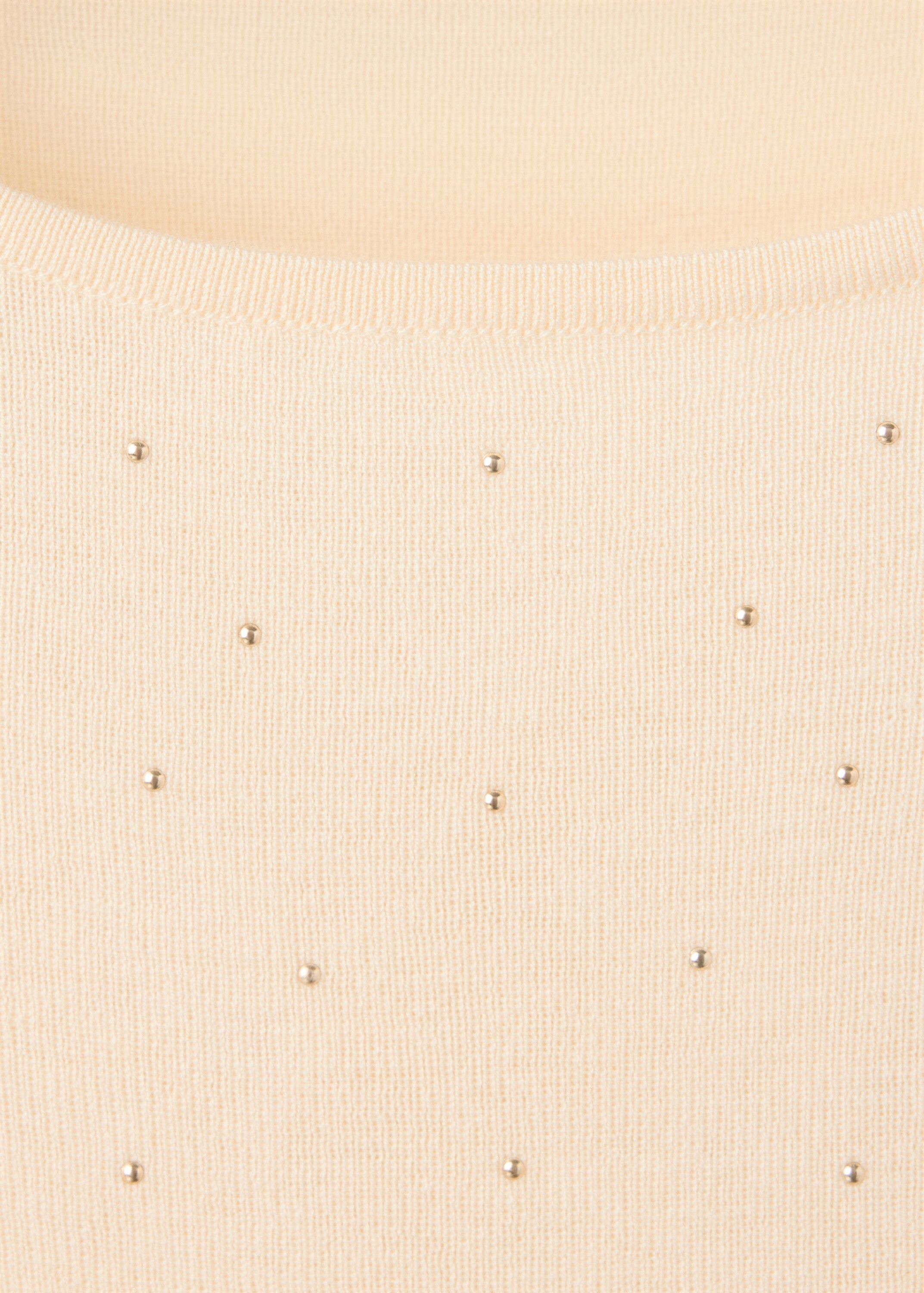 Fine-knit jumper with studs