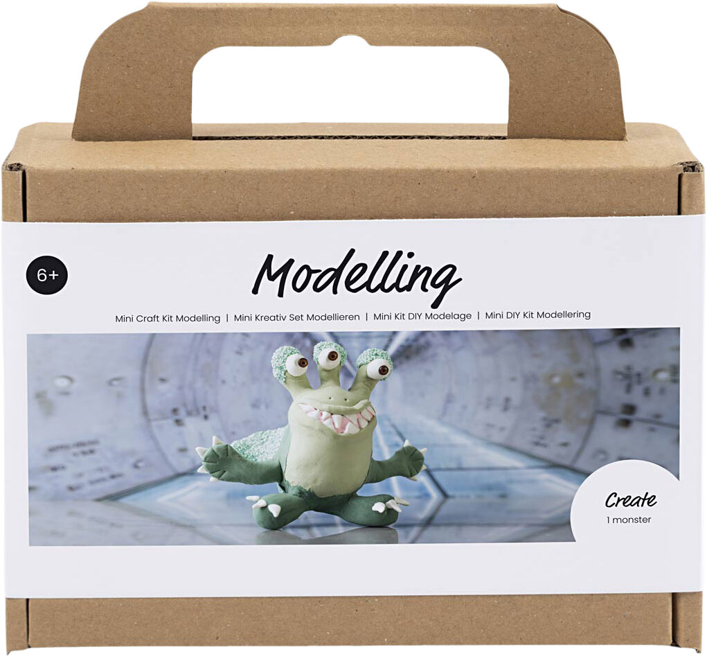 Mini DIY Kit Modellering, Monster Lulu