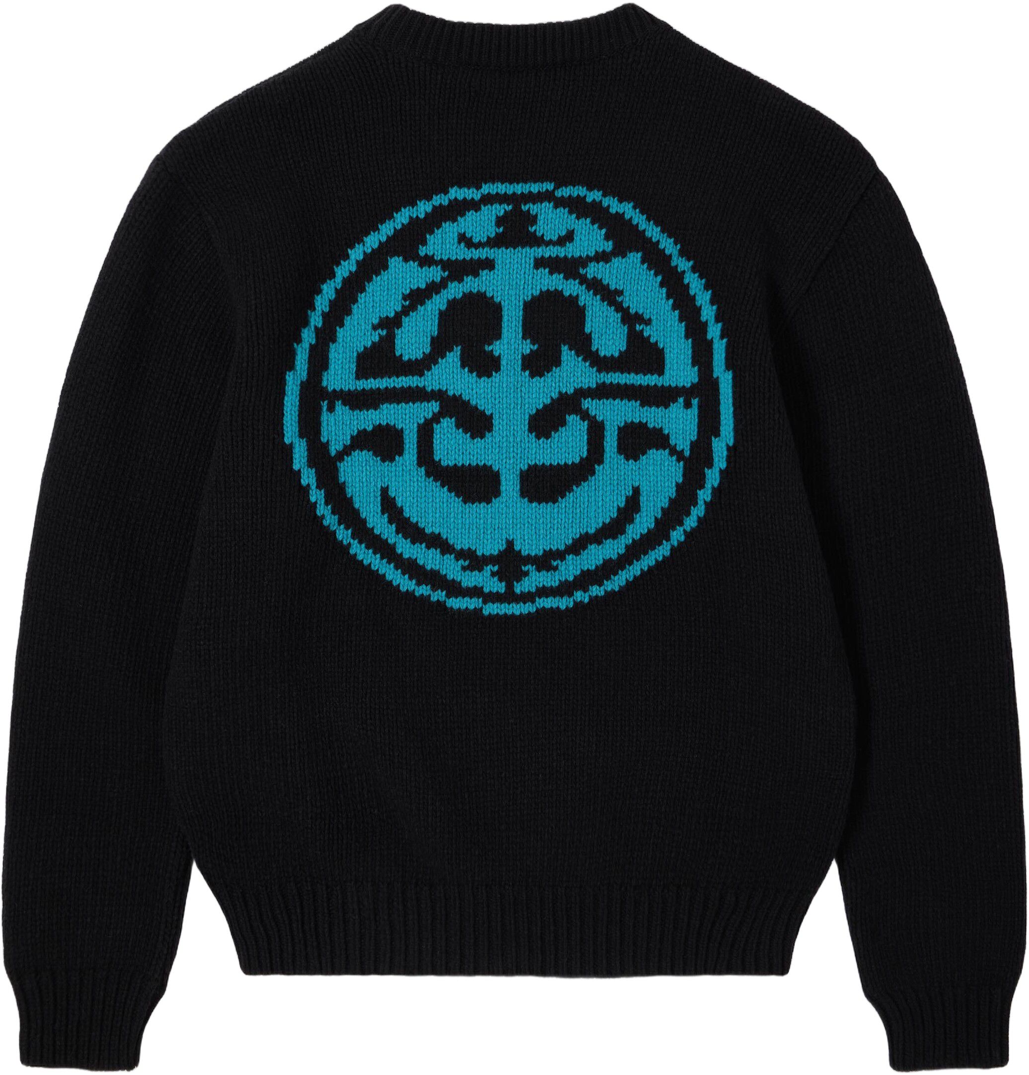 ELLIS SWEATER-BLACK/BALTIC