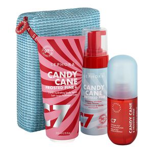 Candy Cane + Frosted Pine Bath Set - Set med kroppsv&aring;rd