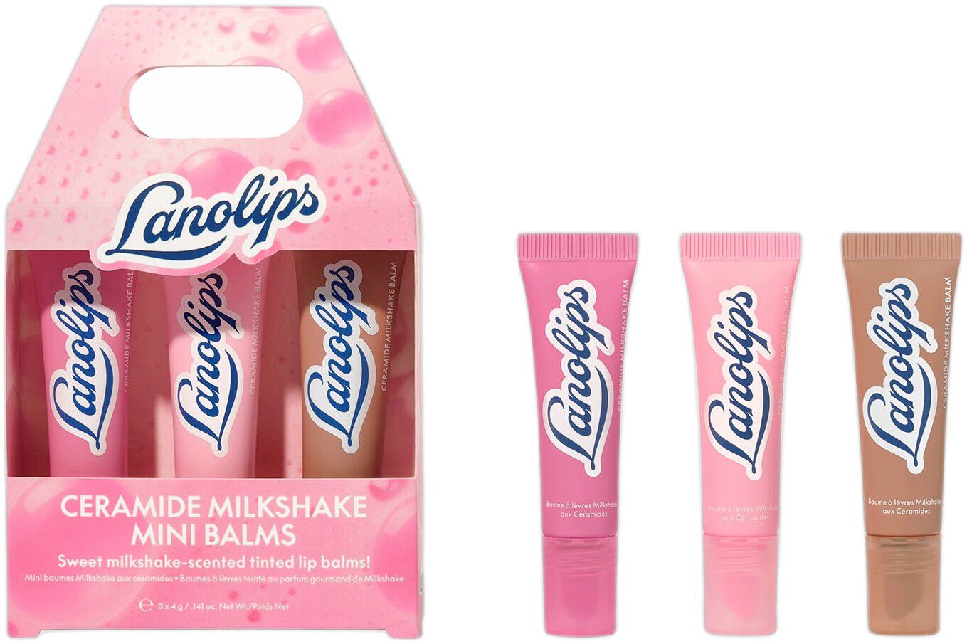 Mini-Baumes Milkshake aux c&eacute;ramides - Tonad l&auml;ppbalsam med gourmanddof