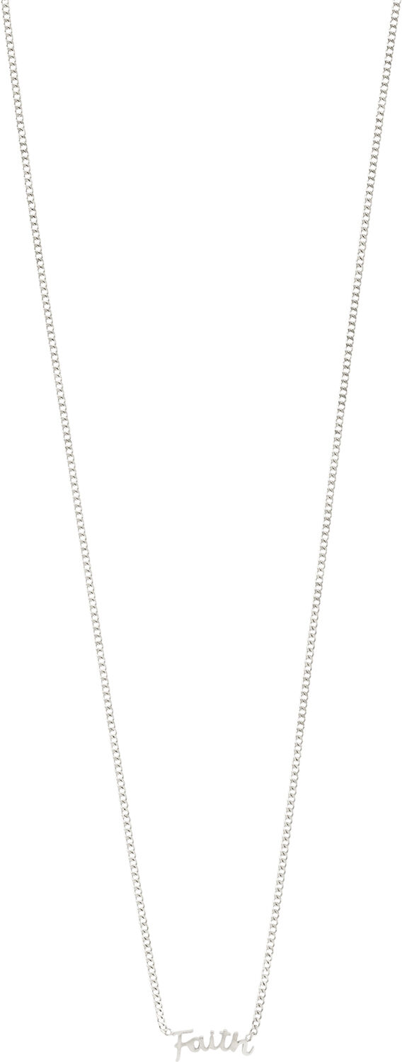 FAITH recycled necklace silver-plated