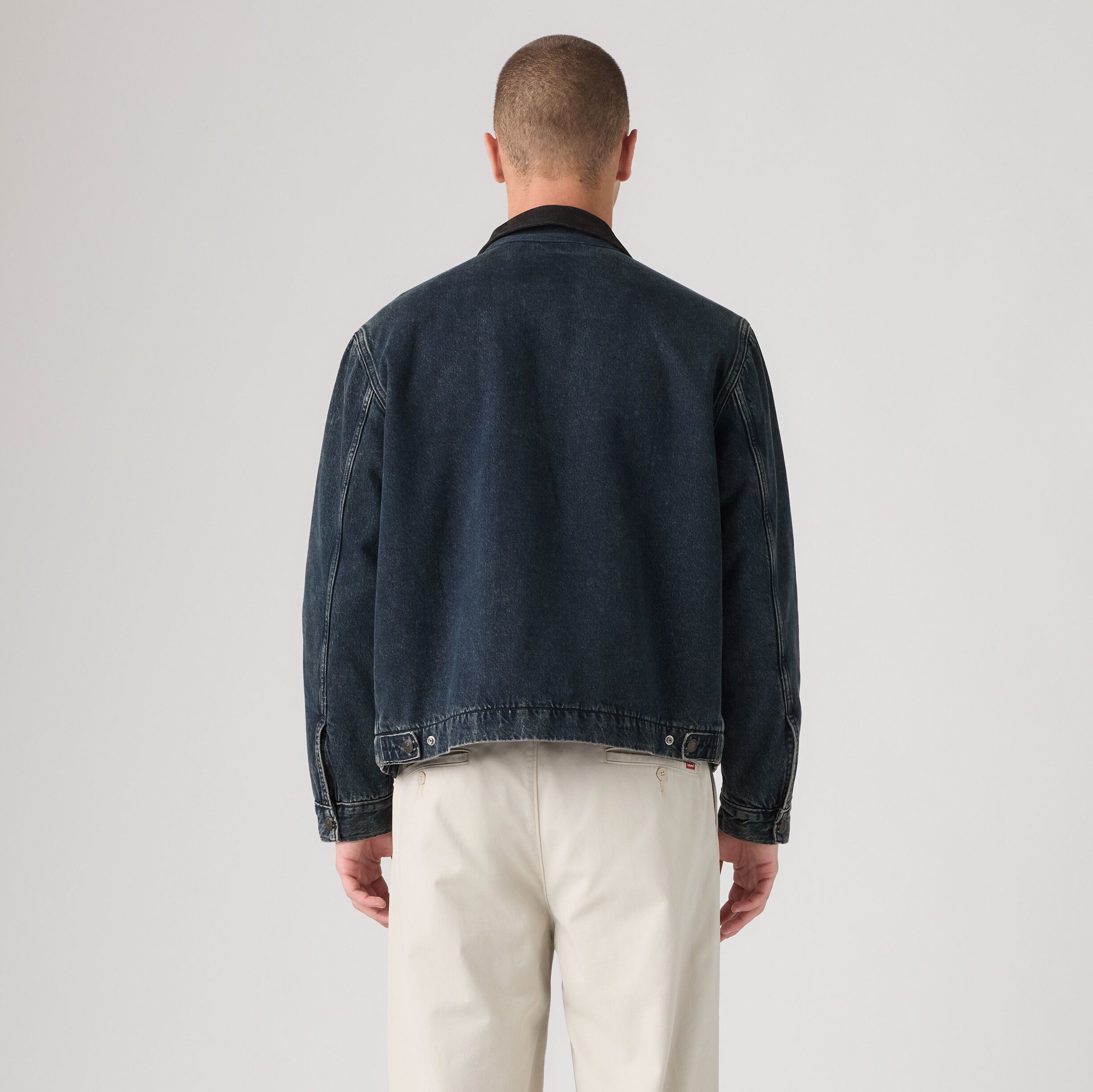 CASTRO FULL ZIP LINED DARK BLU