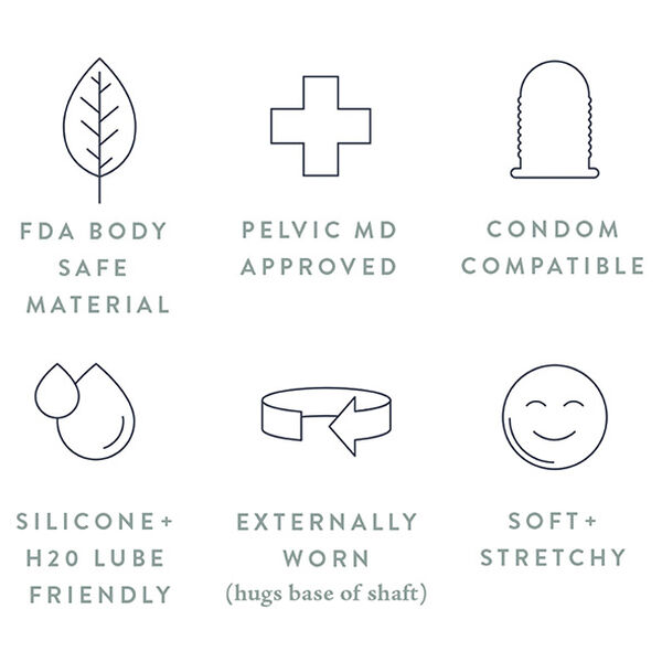 OHNUT - CLASSIC SOFT BUFFER RINGS SET OF 4 JADE