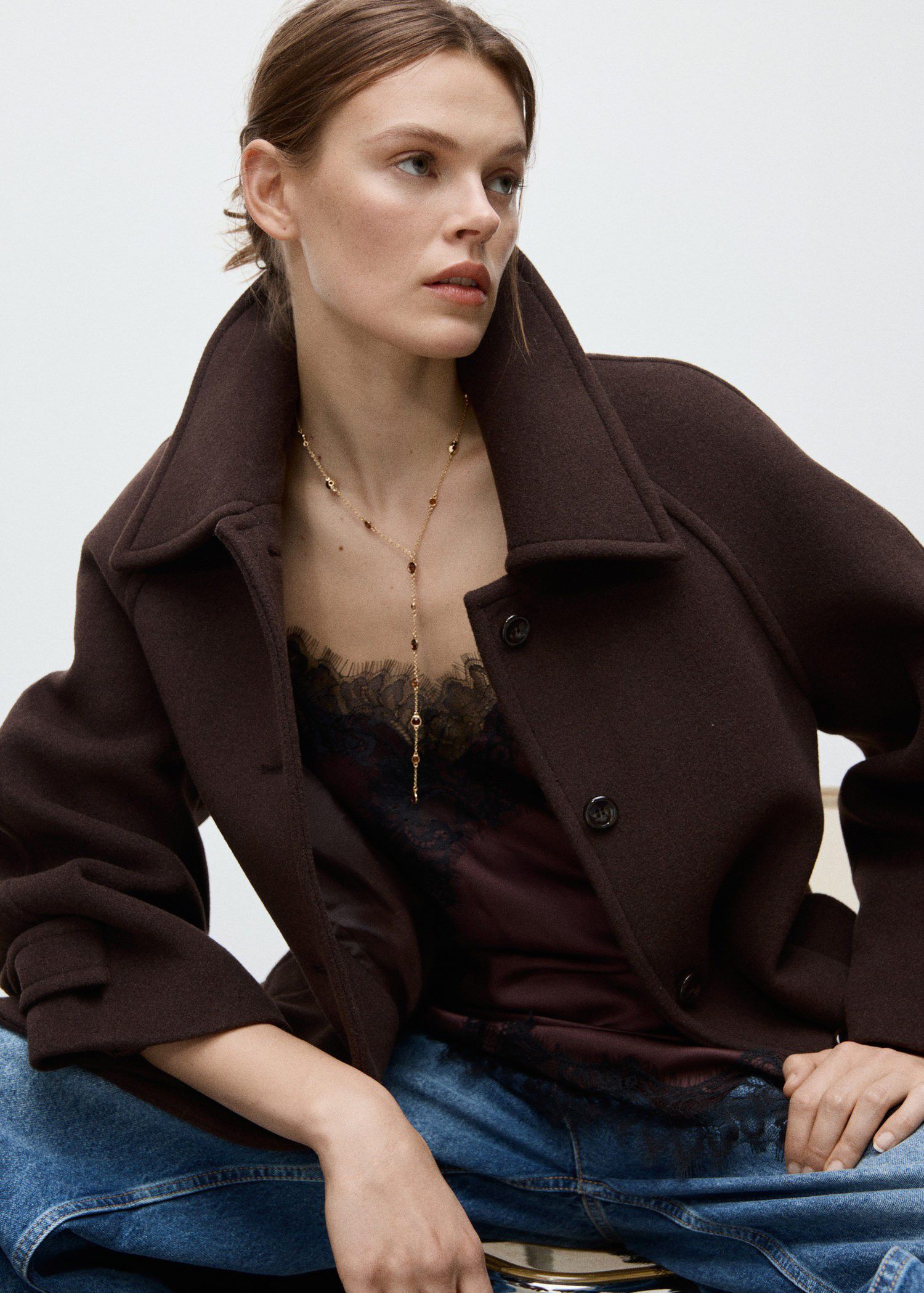 Long triple necklace