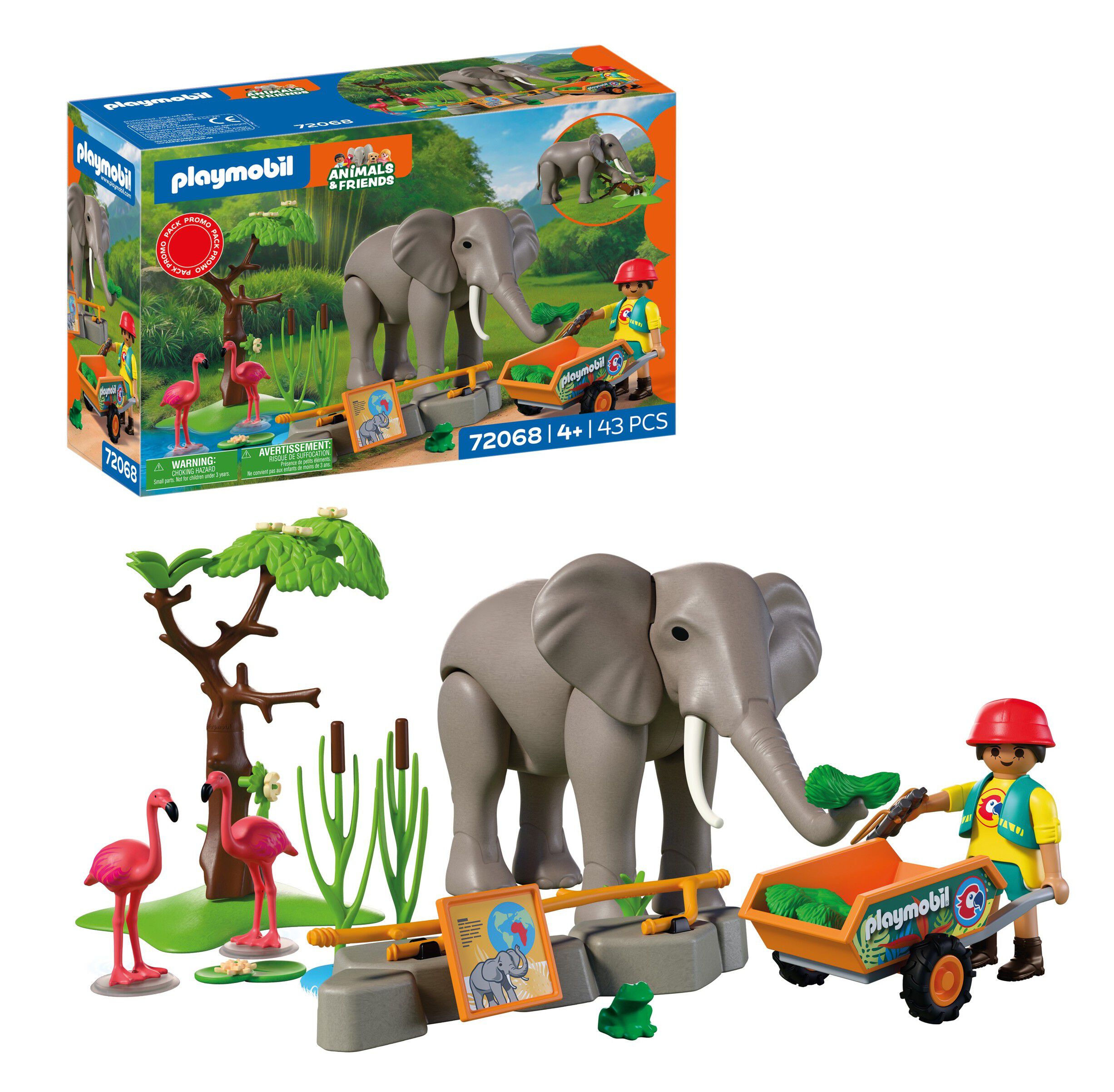 Elephant with Zookeeper