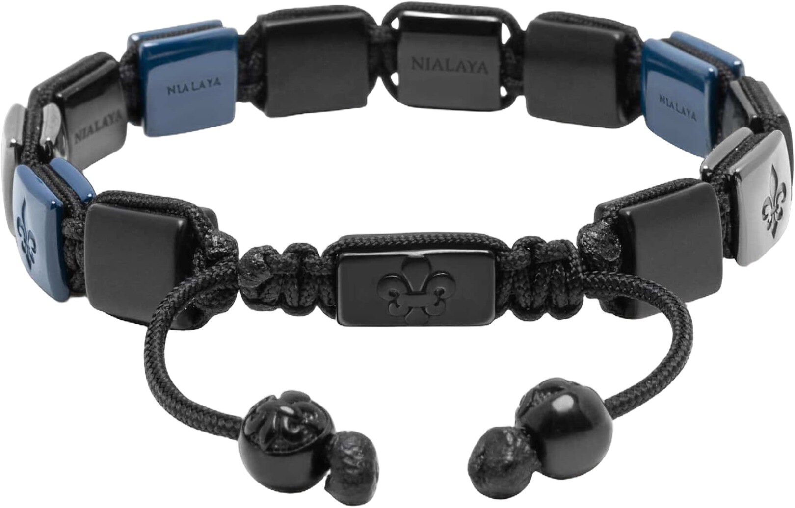 Midnight Onyx Dorje Flatbead Bracelet