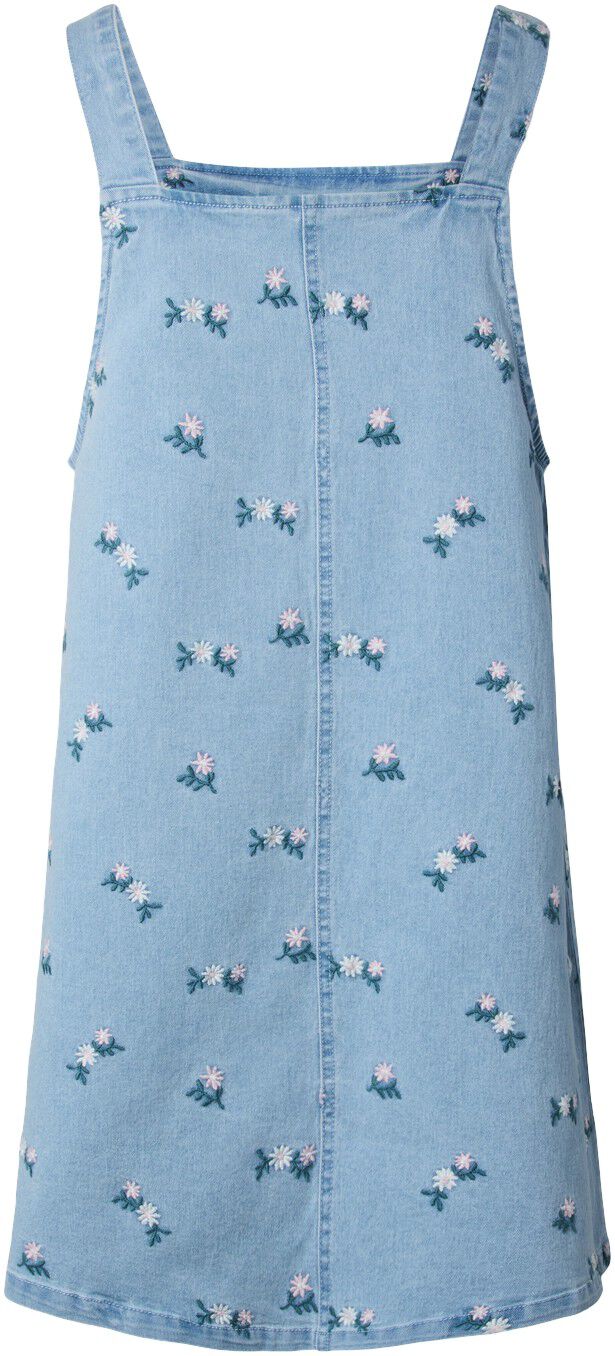 Pcflora Sl Denim Emb Spencer Dress