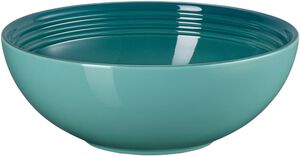 Le Creuset Signature stent&oslash;j serveringssk&aring;l 24cm Bleu Riviera
