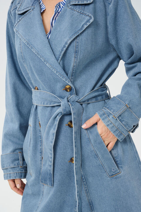 CRMika Denim Trenchcoat