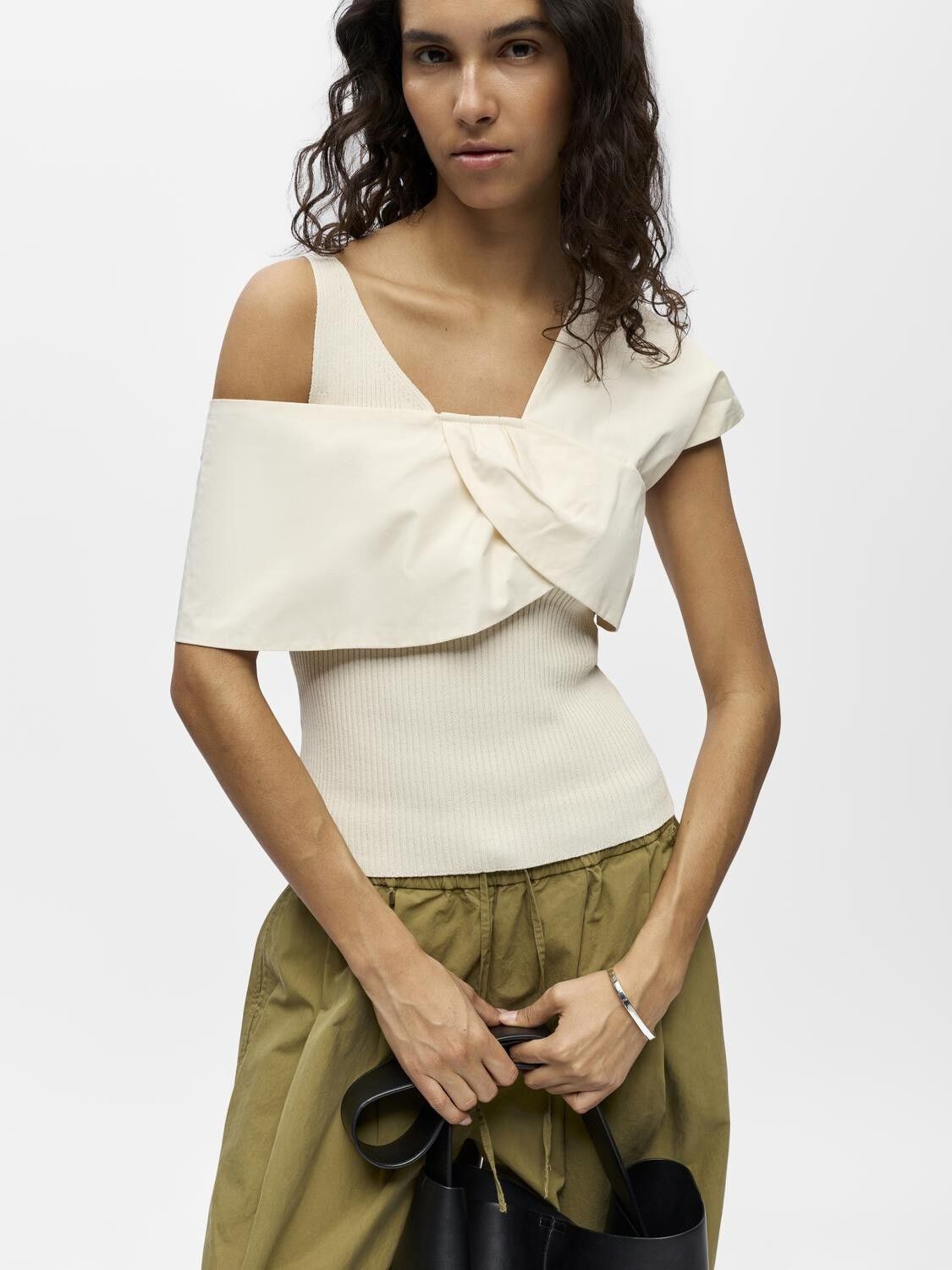OBJBETZY S/S RE KNIT TOP 145