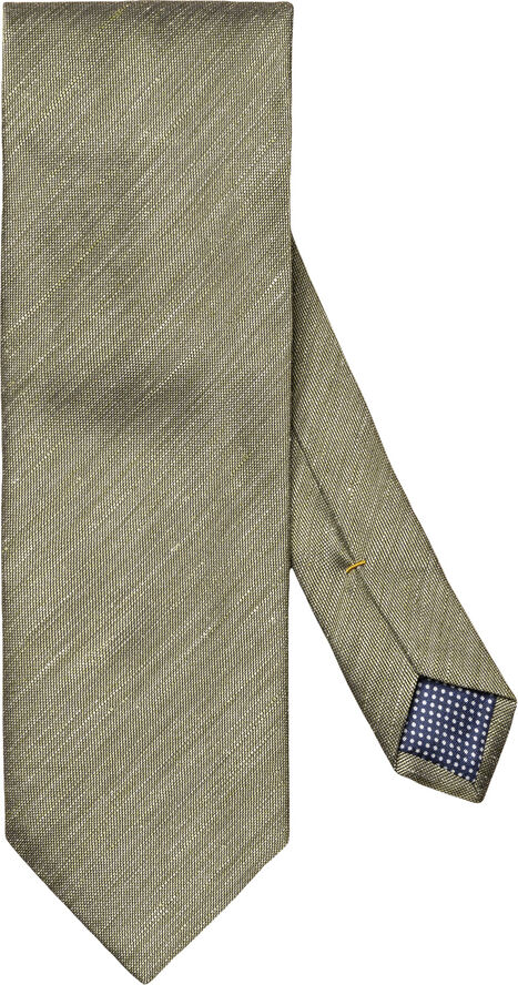 Solid Silk Linen Tie