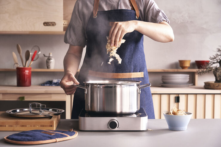 Förkläde 80 x 70 cm Denim