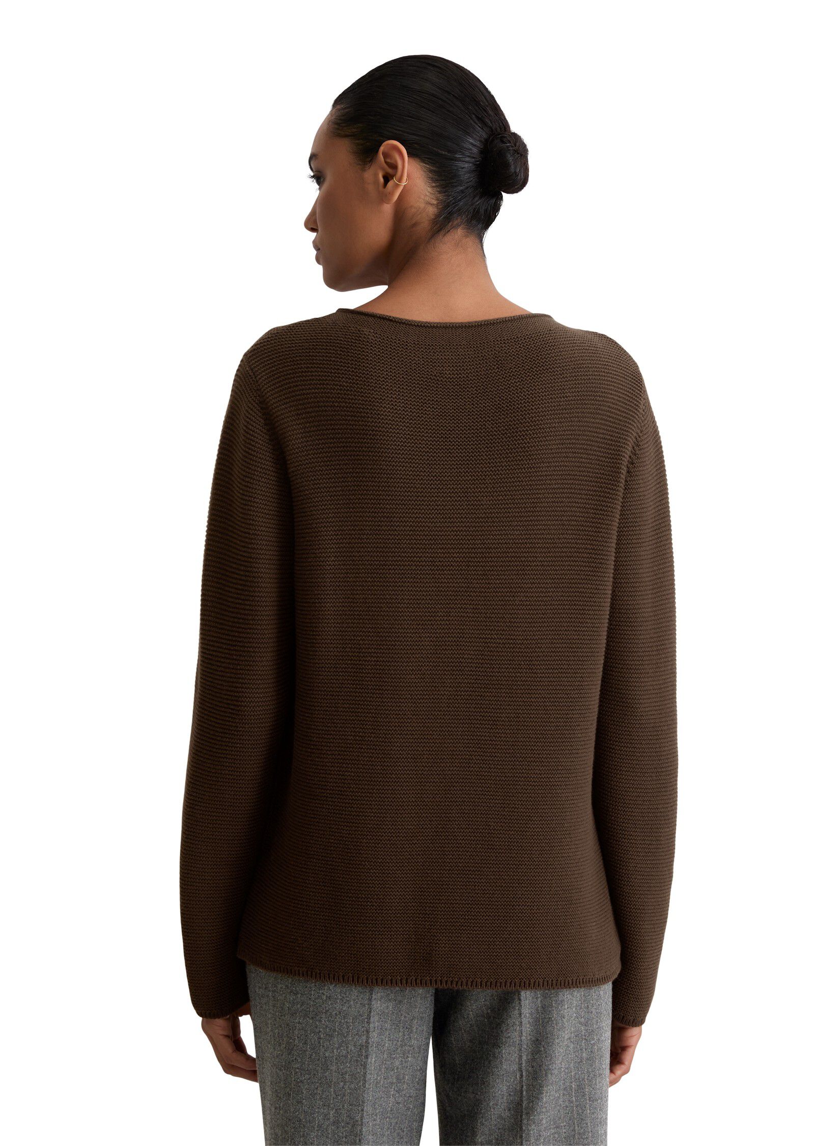 Pullover, longsleeve, small knitted