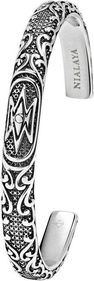 Vintage Cuff Bracelet in Silver