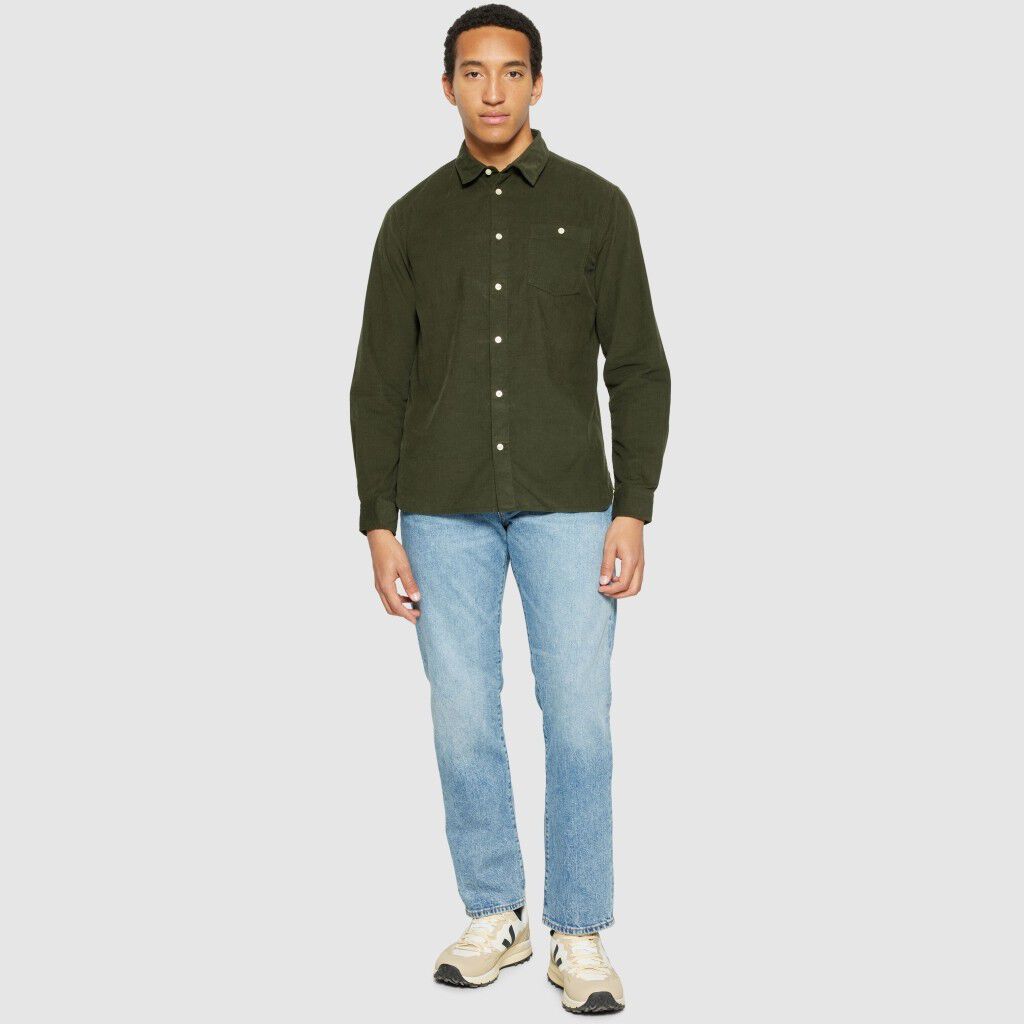 Regular fit corduroy shirt - GOTS/Vegan