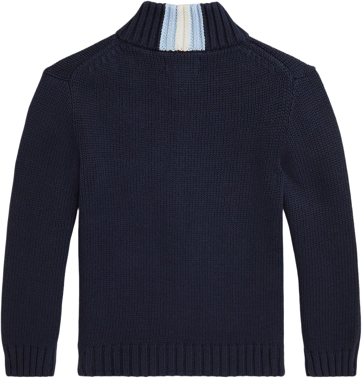 COMBED COTTON-LS FZ MOCK-TP-SWT